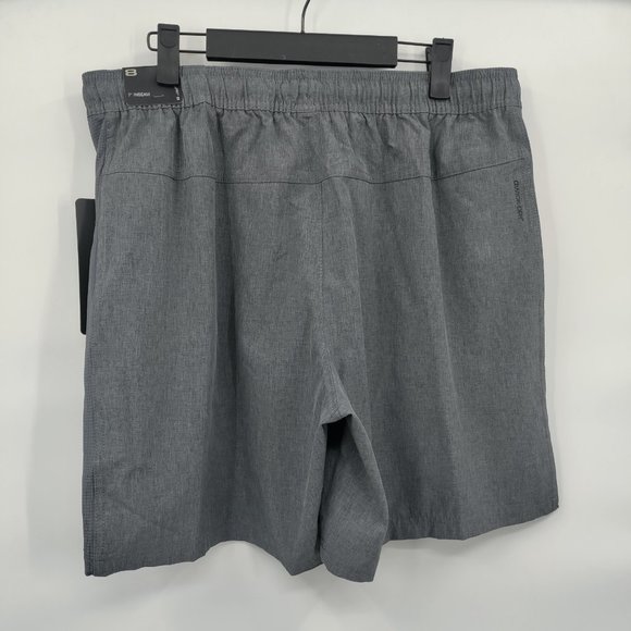 LAYER 8 Plain Men's Shorts Gray Size L 36/38 - Picture 2 of 11